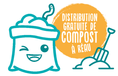 Distribution de compost à Réau