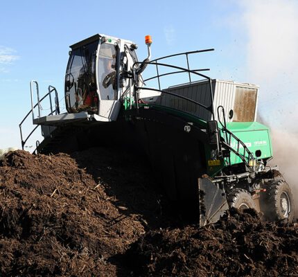 Plateforme de compostage des déchets verts