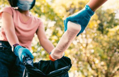 Session de ramassage des déchets