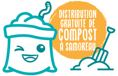 Distribution de compost à Samoreau