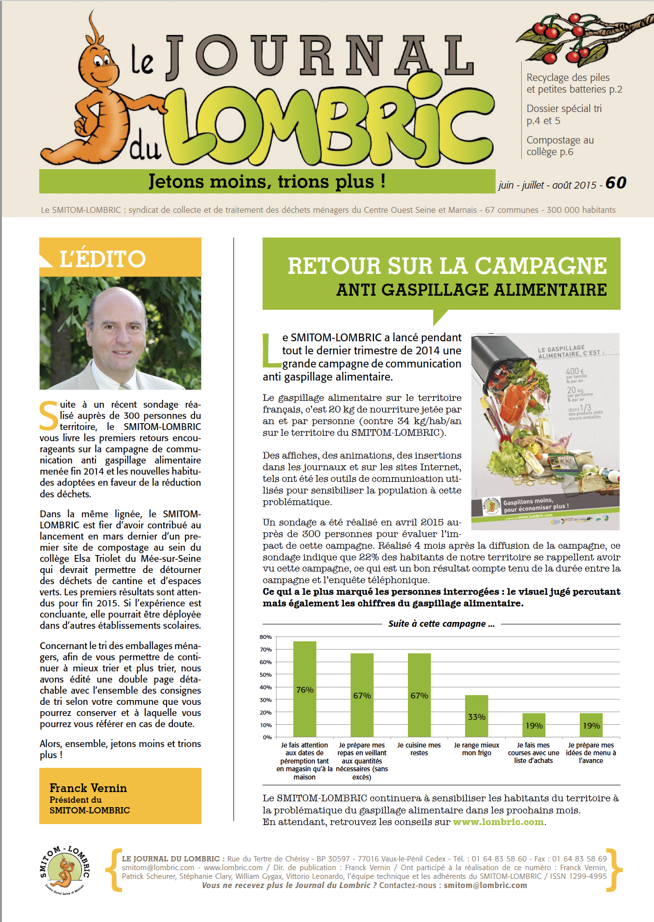 Journal du Lombric N°60