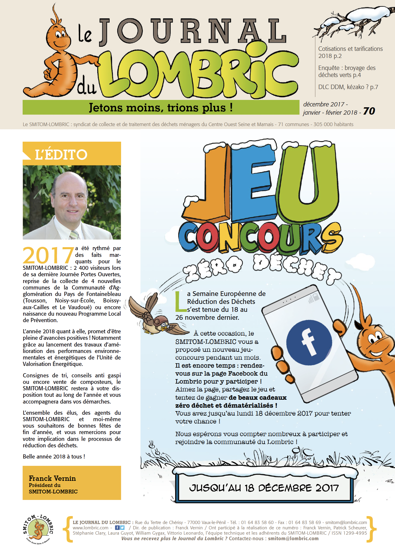 Journal du Lombric N°70