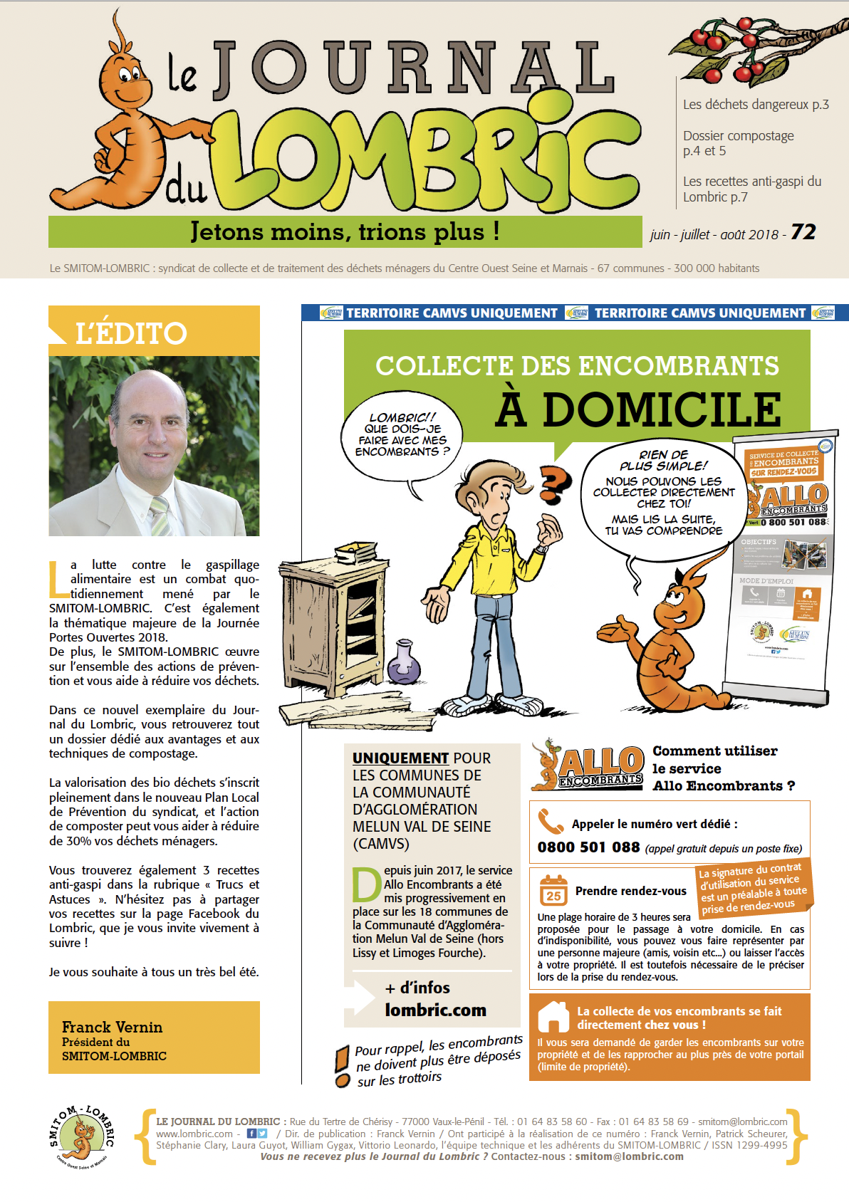 Journal du Lombric N°72