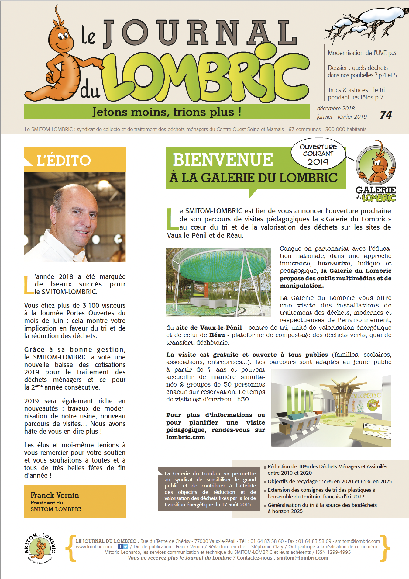 Journal du Lombric N°74