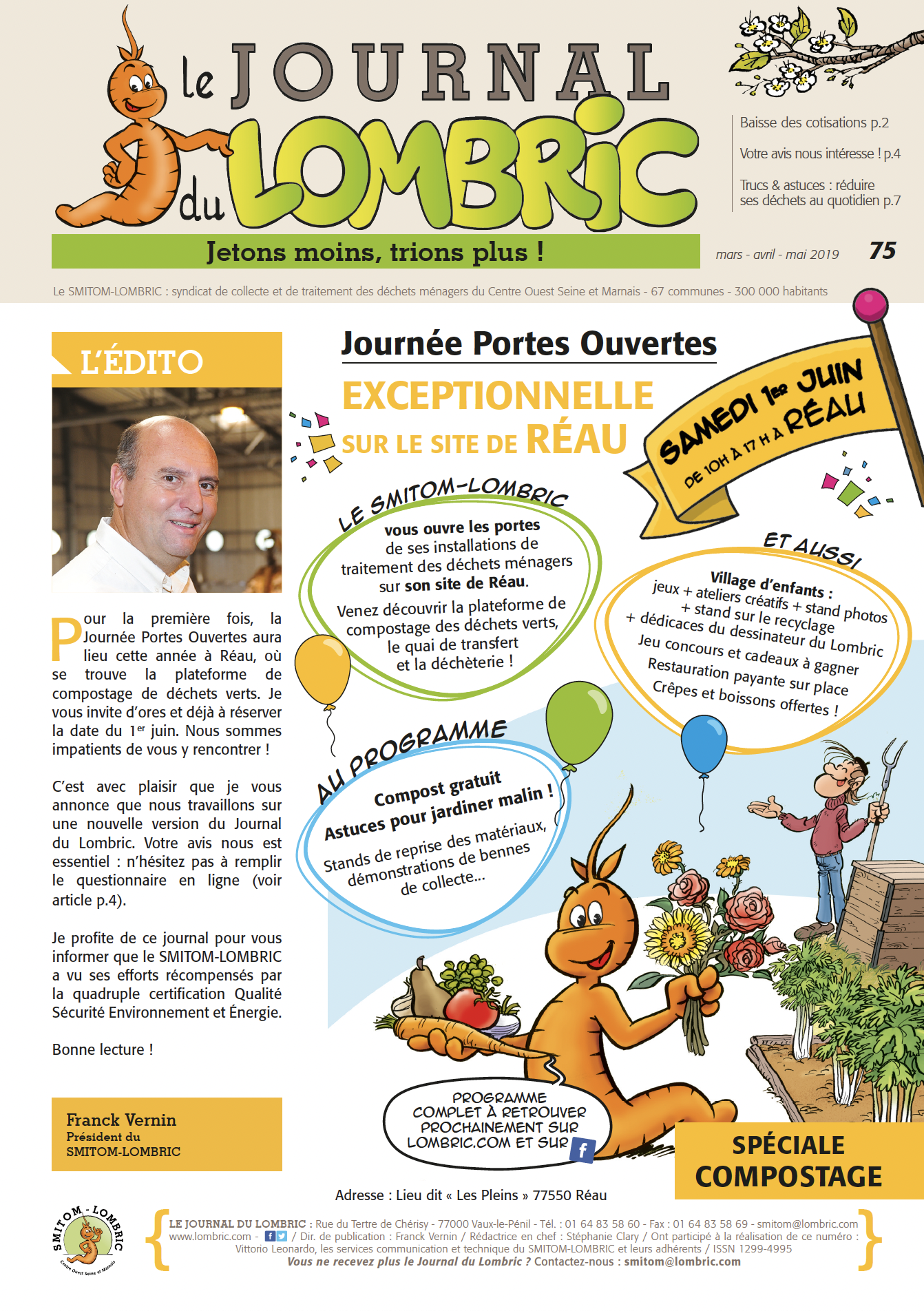 Journal du Lombric N°75