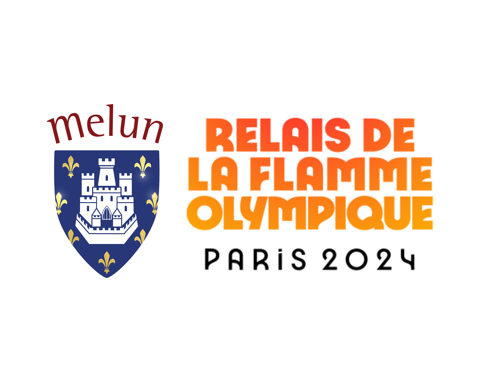Melun : traversée de la flamme olympique