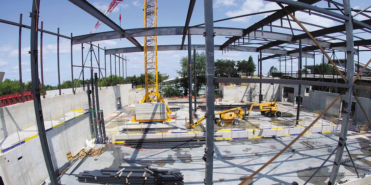 2. Construction de la structure du bâtiment – Août 2025