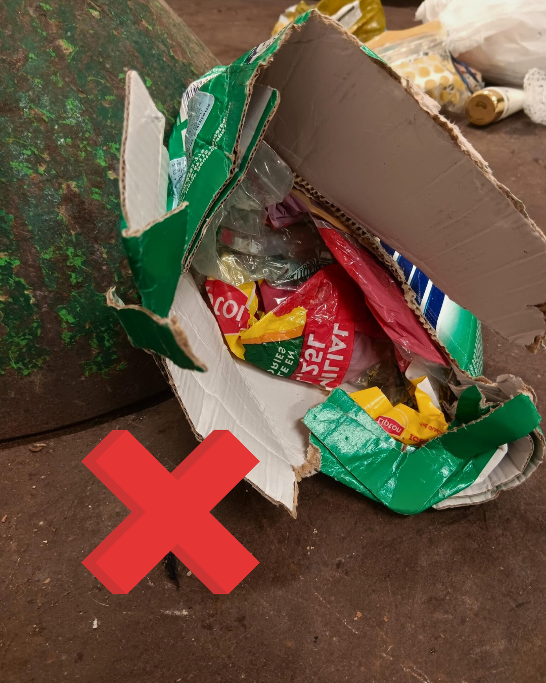 Bac jaune : n&rsquo;imbriquez pas vos emballages !