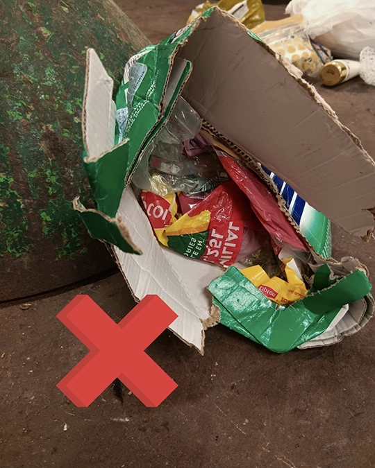 Bac jaune : n&rsquo;imbriquez pas vos emballages !