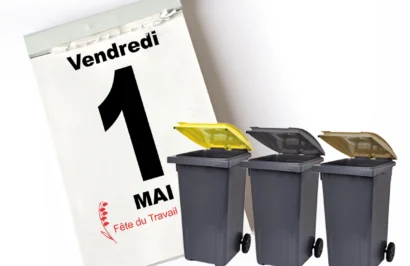 1 mai 2026 : collecte reportée et déchèteries fermées