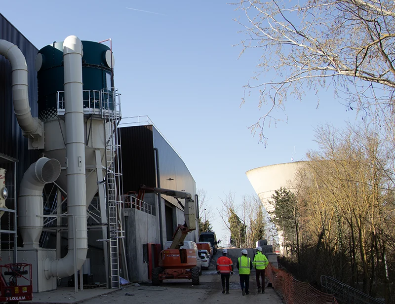Un chantier hors norme pour un centre de tri grand format