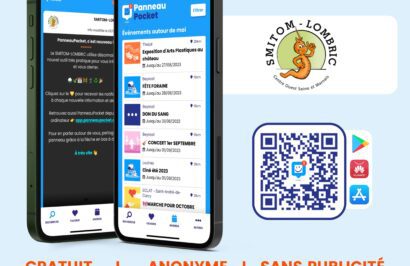 Le SMITOM-LOMBRIC est sur PanneauPocket !