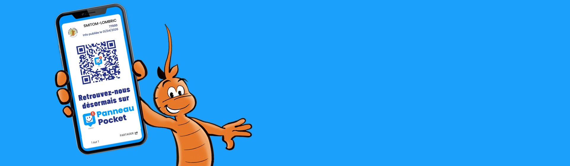 Le SMITOM-LOMBRIC est sur PanneauPocket !